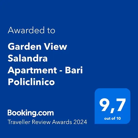 Appartamento Garden View Salandra - Policlinico Bari
